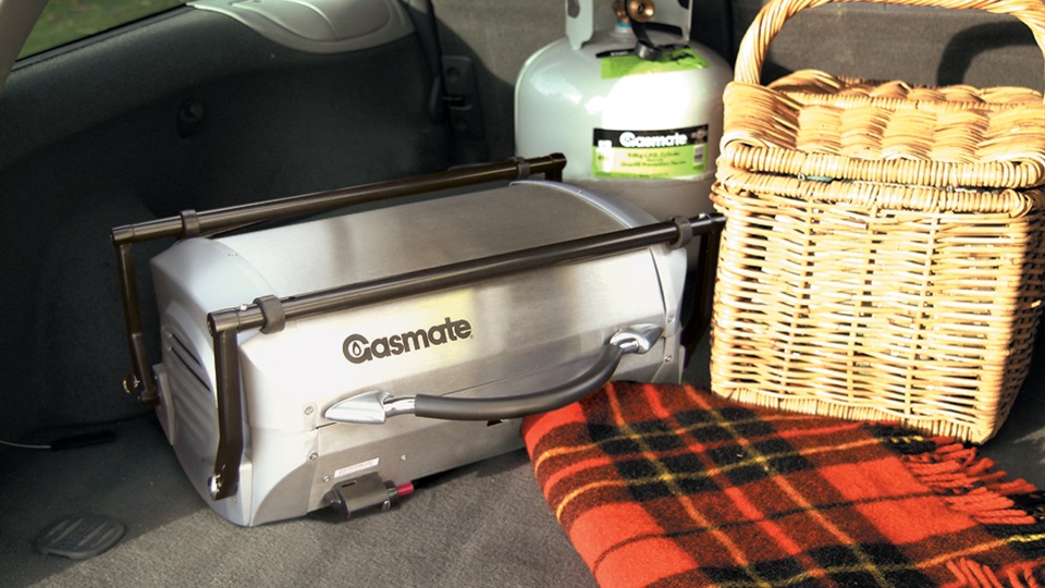The Cruiser Portable BBQ folds away to fit into your car boot or RV. 