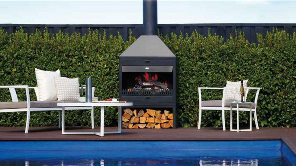 Creating a central focus with a fire-pit or a fireplace creates atmosphere and a social hub.
